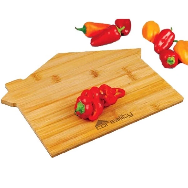 BistroTek House Shaped Bamboo Cutting Board 1