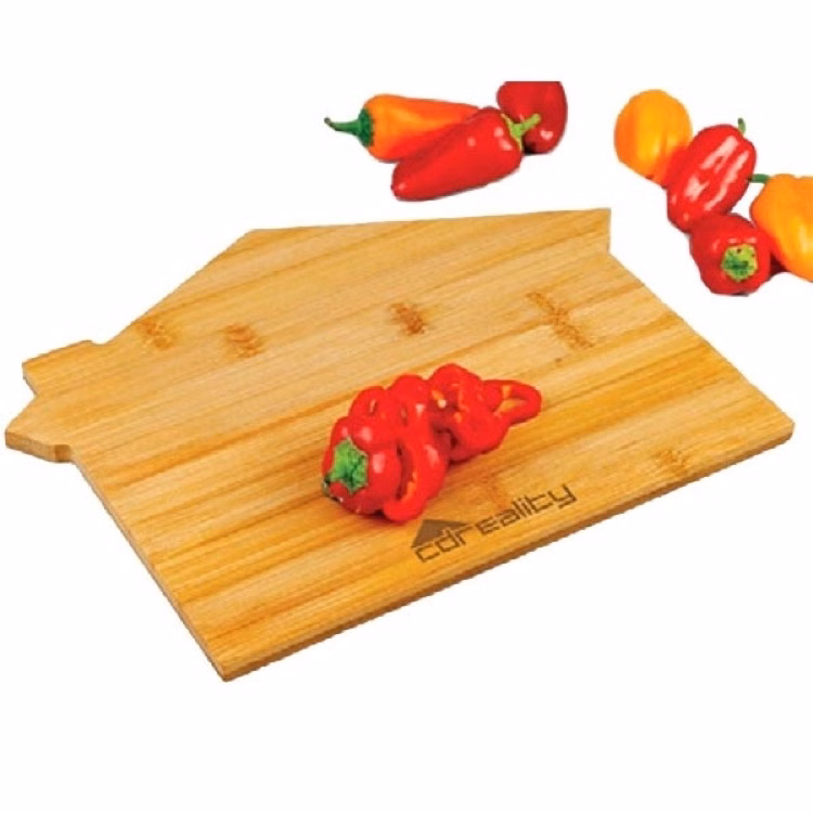 BistroTek House Shaped Bamboo Cutting Board