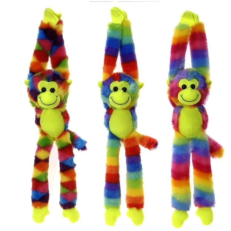 Rainbow Monkey Plush Toy - Long Legs 16" 1