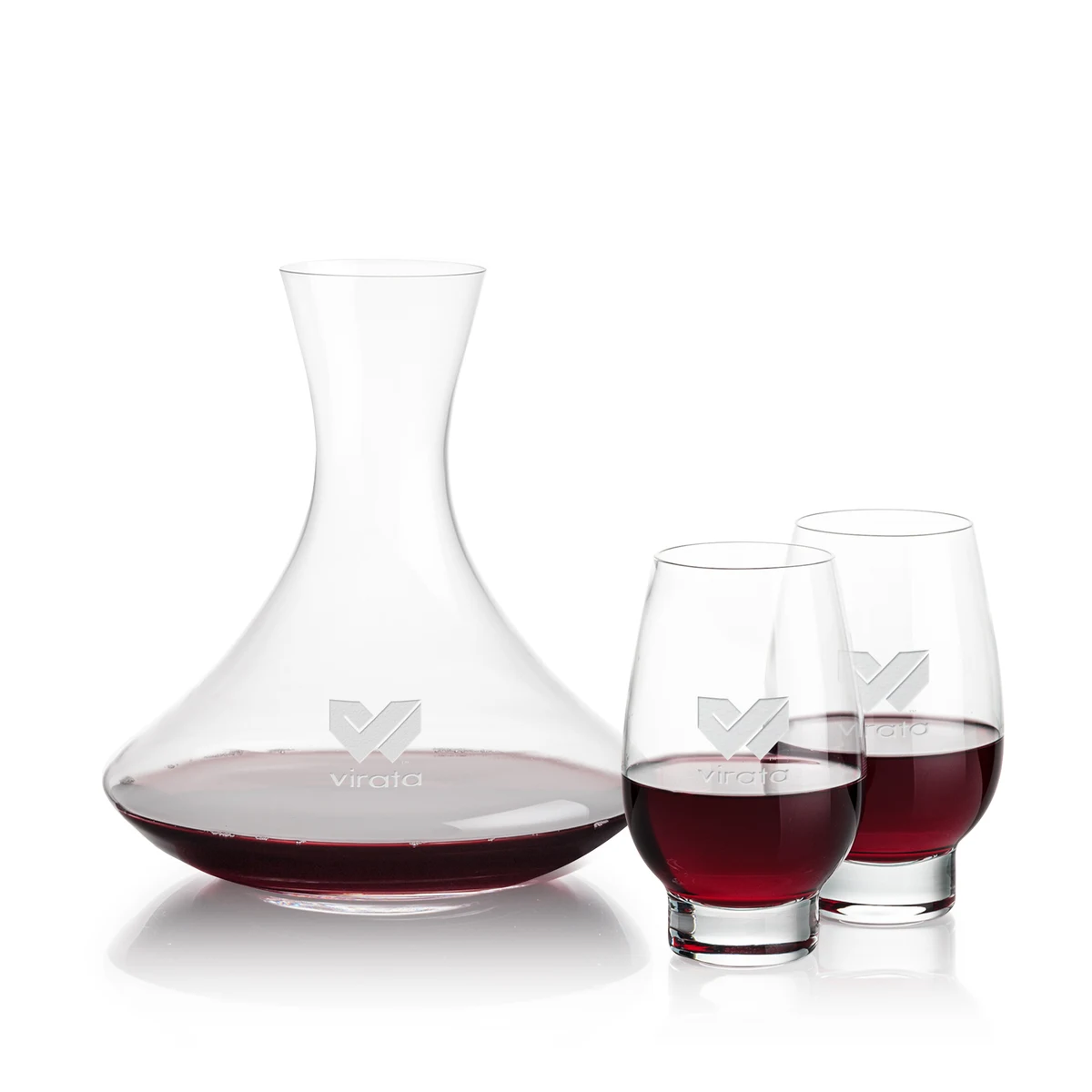 Senderwood Carafe & Glenarden Stemless Wine 1