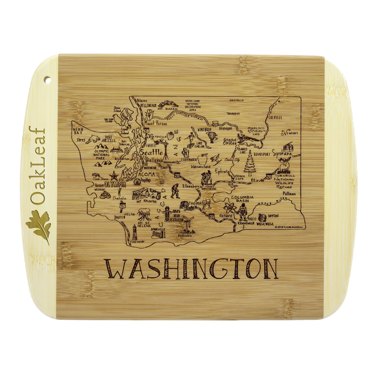 A Slice of Life Washington Cutting and Serving Board 1