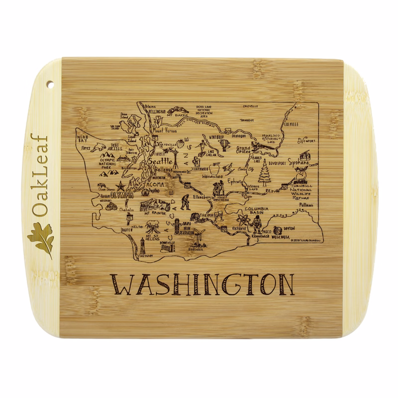 A Slice of Life Washington Cutting and Serving Board