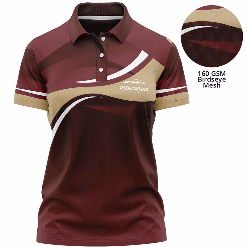 Women's 160 GSM Birdseye Mesh Dri-FIT Performance Corporate Polo shirts