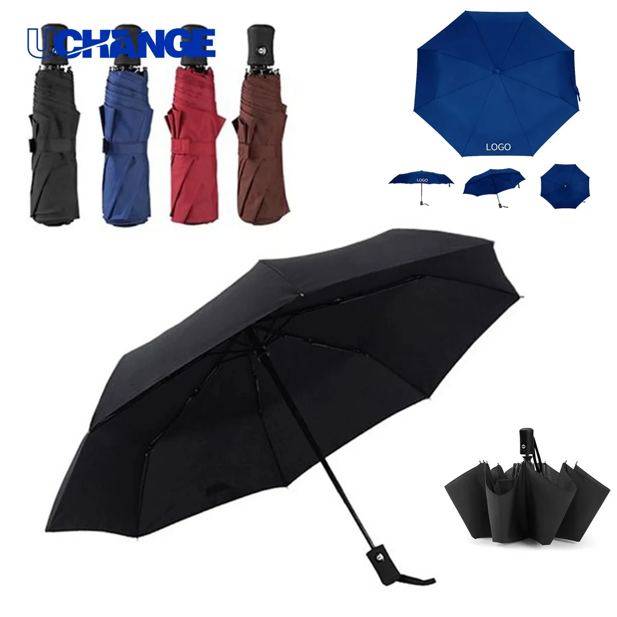 Custom 42 Inch Arc Telescopic Umbrella 1