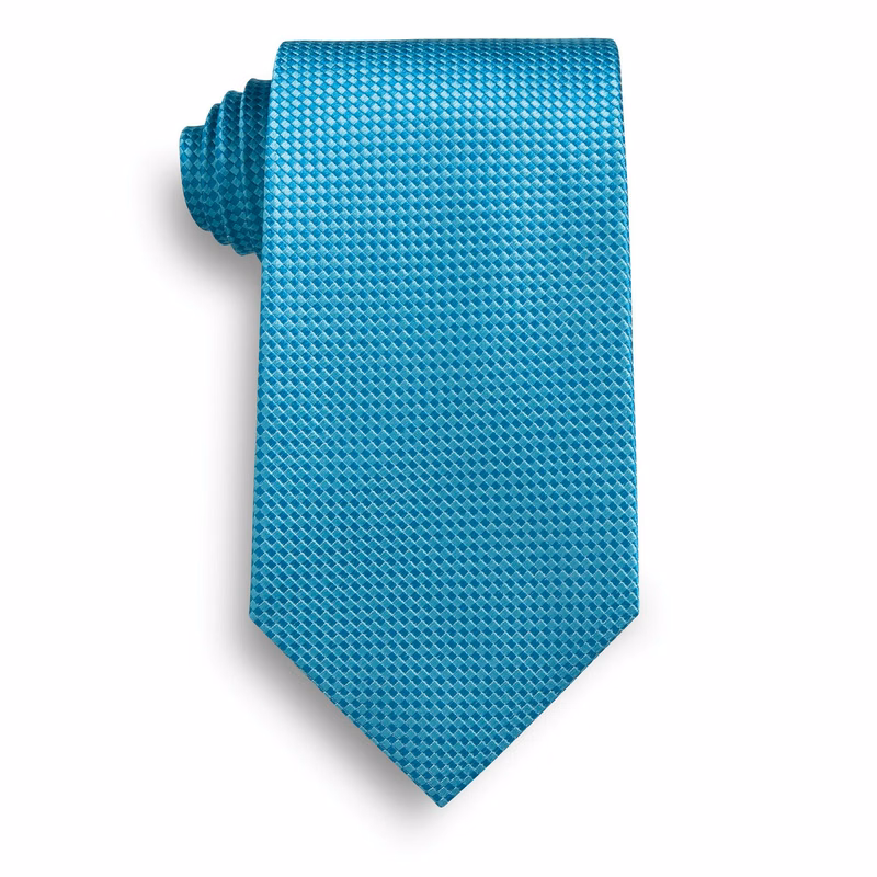 Turquoise Carlton Silk Tie