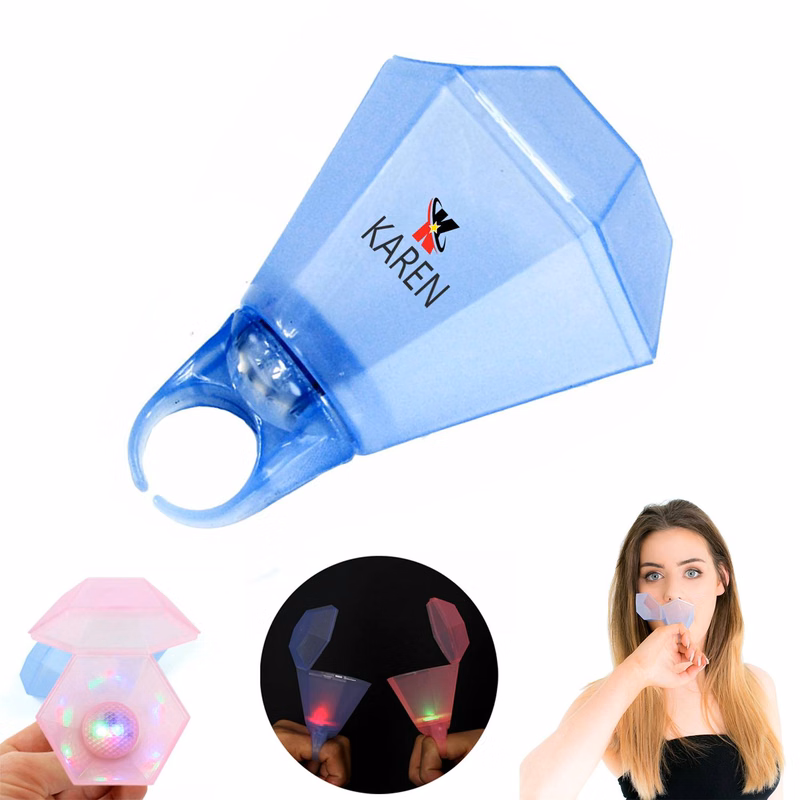 LED Light Up Plastic Flash Ring Shot Glasses