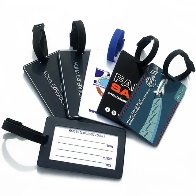 Custom PVC Luggage Tag 1