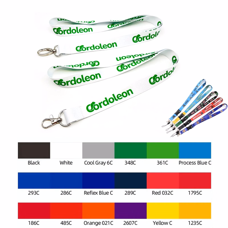 Custom Logo Wrist Lanyard Strap Cute Key ID Badge Holder