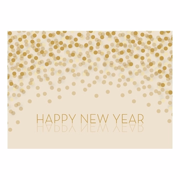Champagne Wishes Happy New Year Card