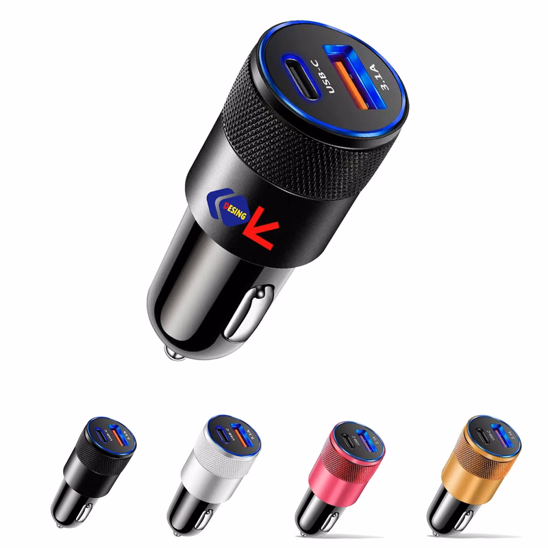 Lighter Adapter Fast Charging Dual Port Car Charger
