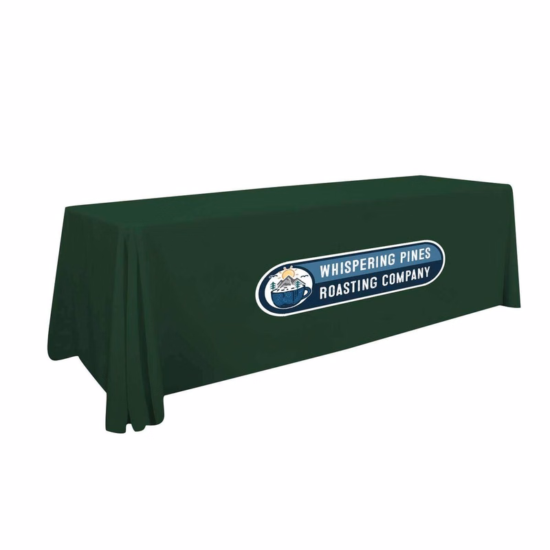 8' Stain Resistant Pro 3-Sided Throw Full-Color Imprint