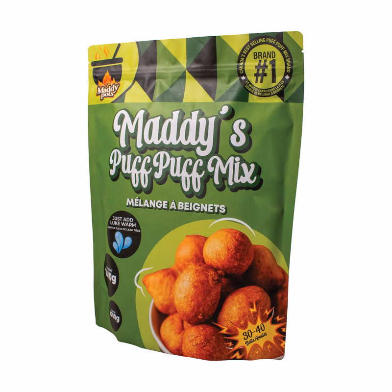 Sublimated flat bottom foil push with zipper closure and tear off strip