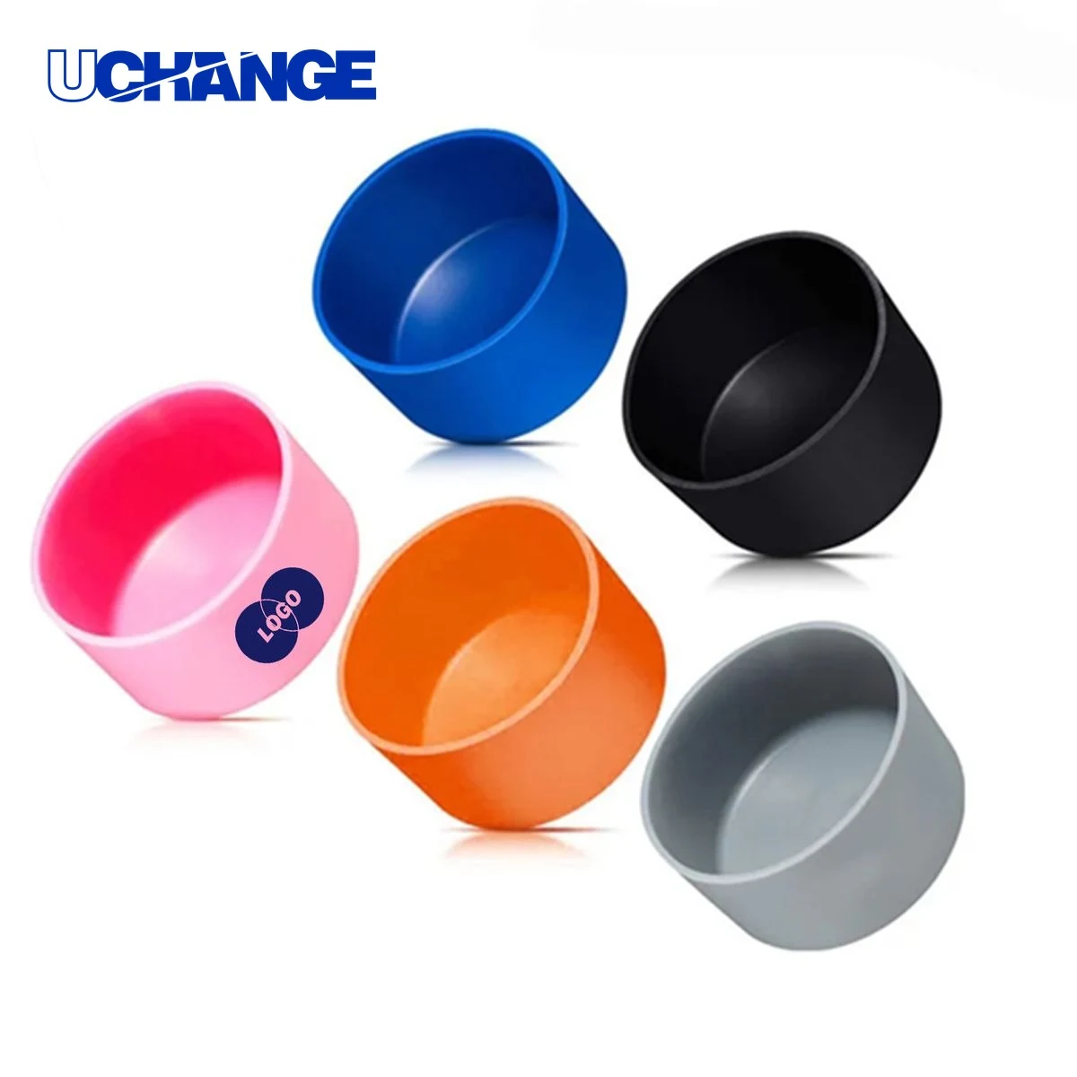 Stylish Silicone Insulation Cup Sleeve, custom koozie with logo imprint 1