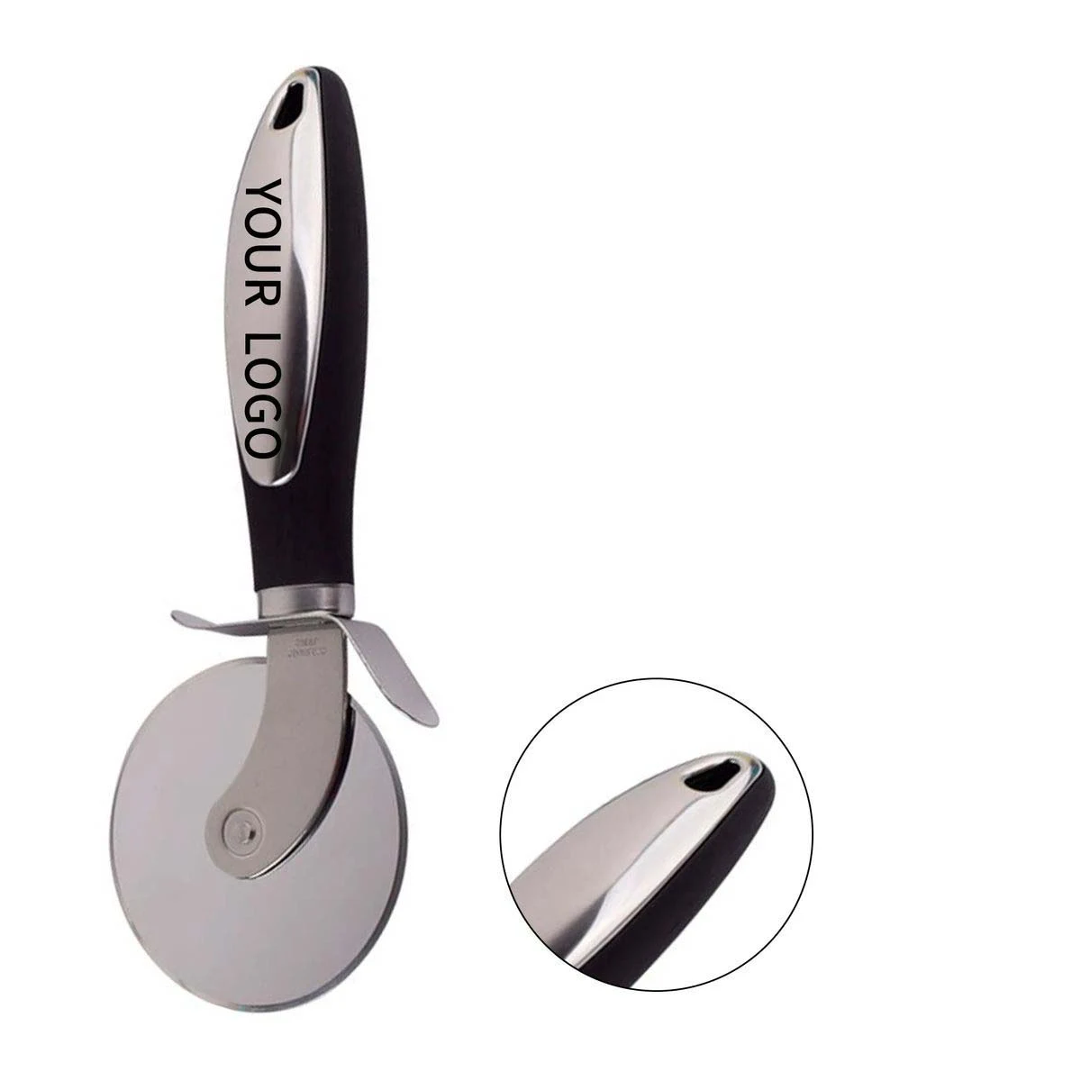Sharp Pizza Cutter with Comfortable Grip Handle 1