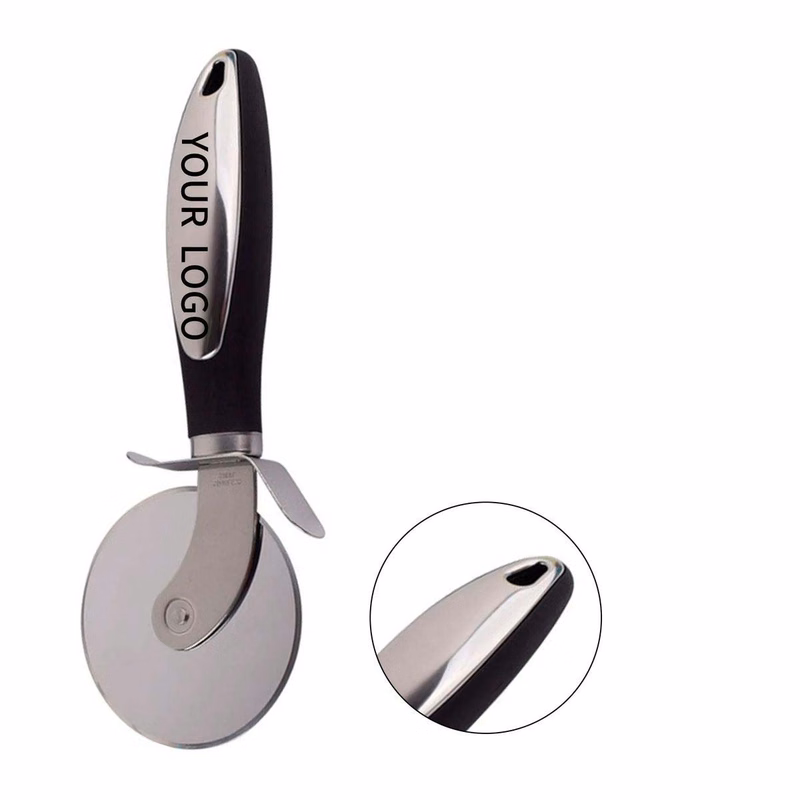 Sharp Pizza Cutter with Comfortable Grip Handle
