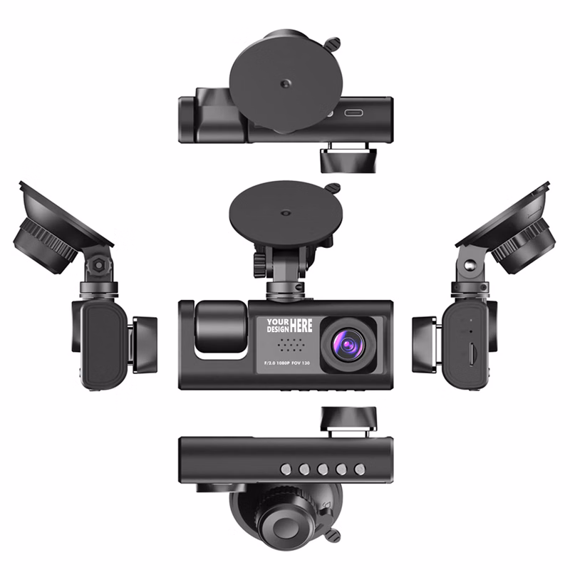 3 Way Dash Cam