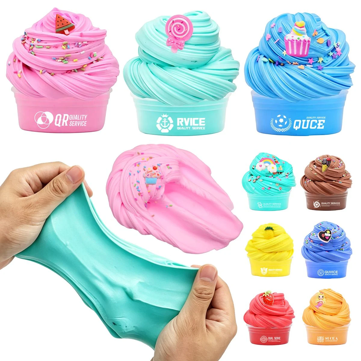 Colorful Stretchy Slime Fidget Toy 1