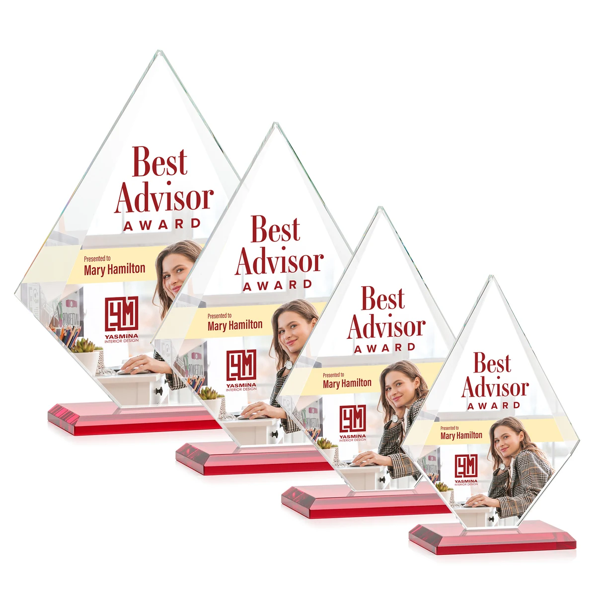 Rideau VividPrint™ Award - Red 1