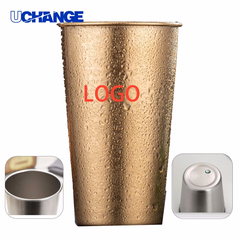 304 Stainless Steel 12 oz Beer Mug Cup
