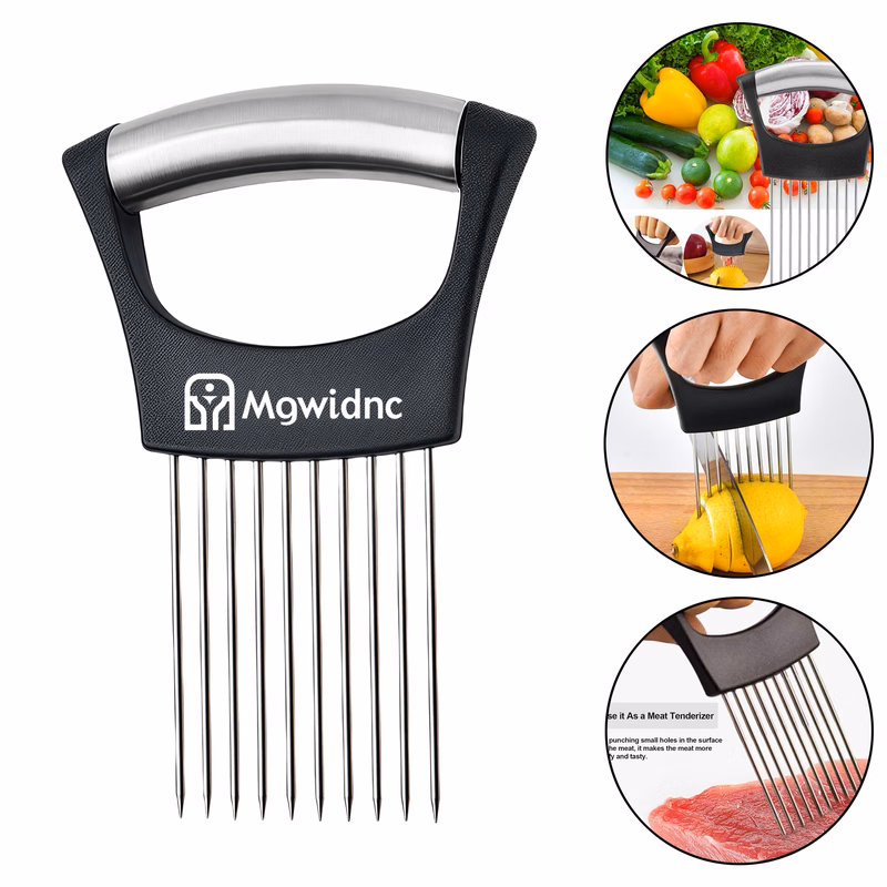 304 Stainless Steel Onion Holder with Needles