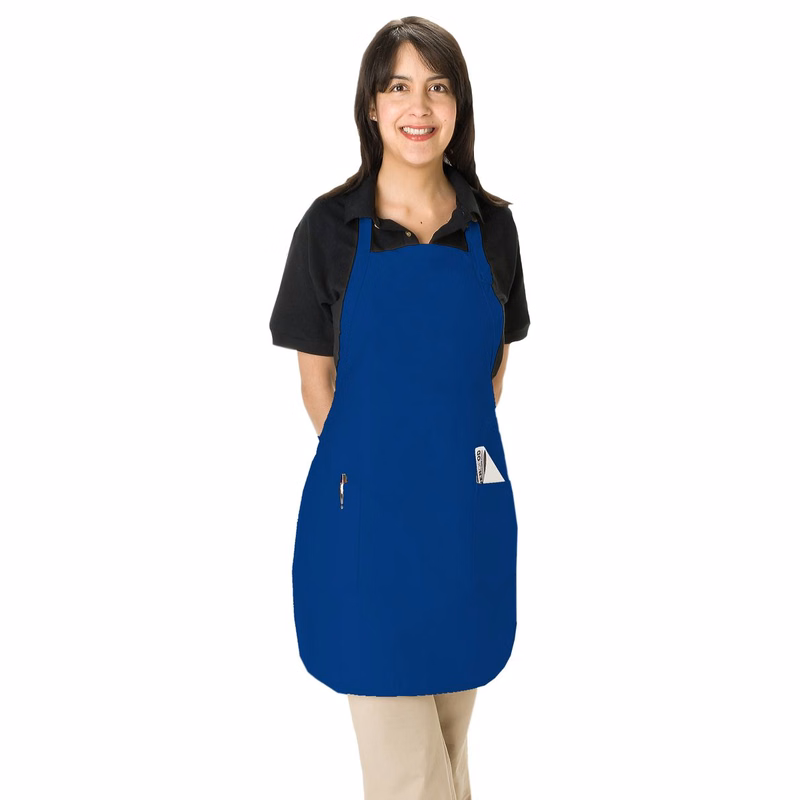 Value Adjustable 2 Patch Pocket Apron, Blank - Colors