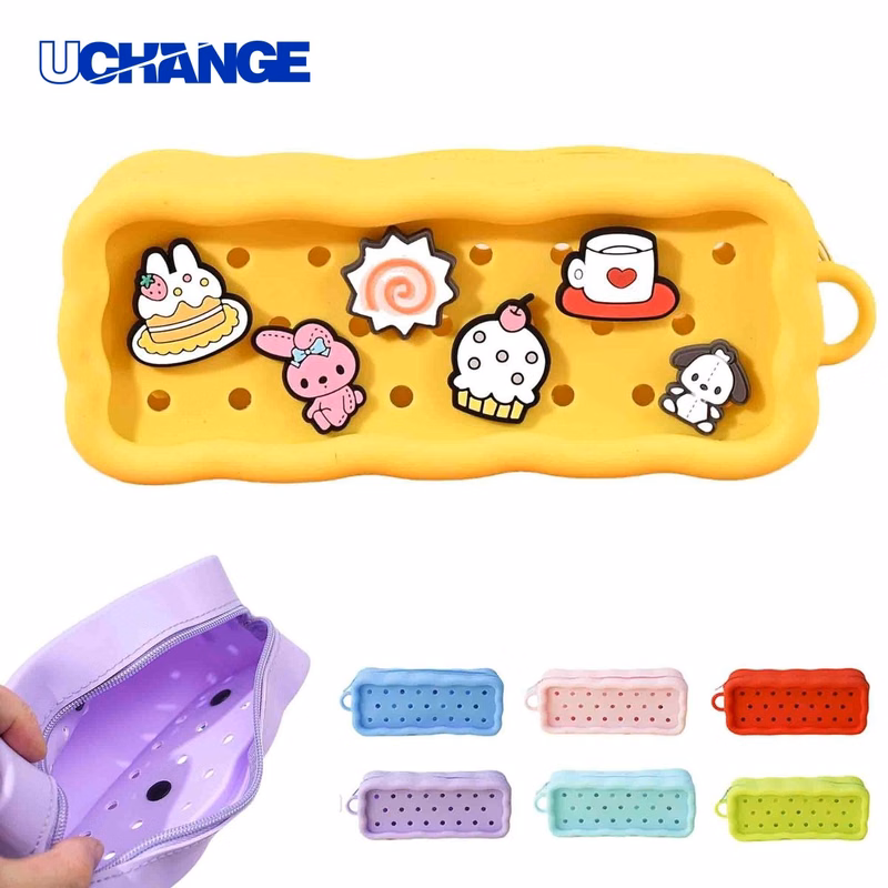 Silicone Pen Case and Makeup Brush Holder