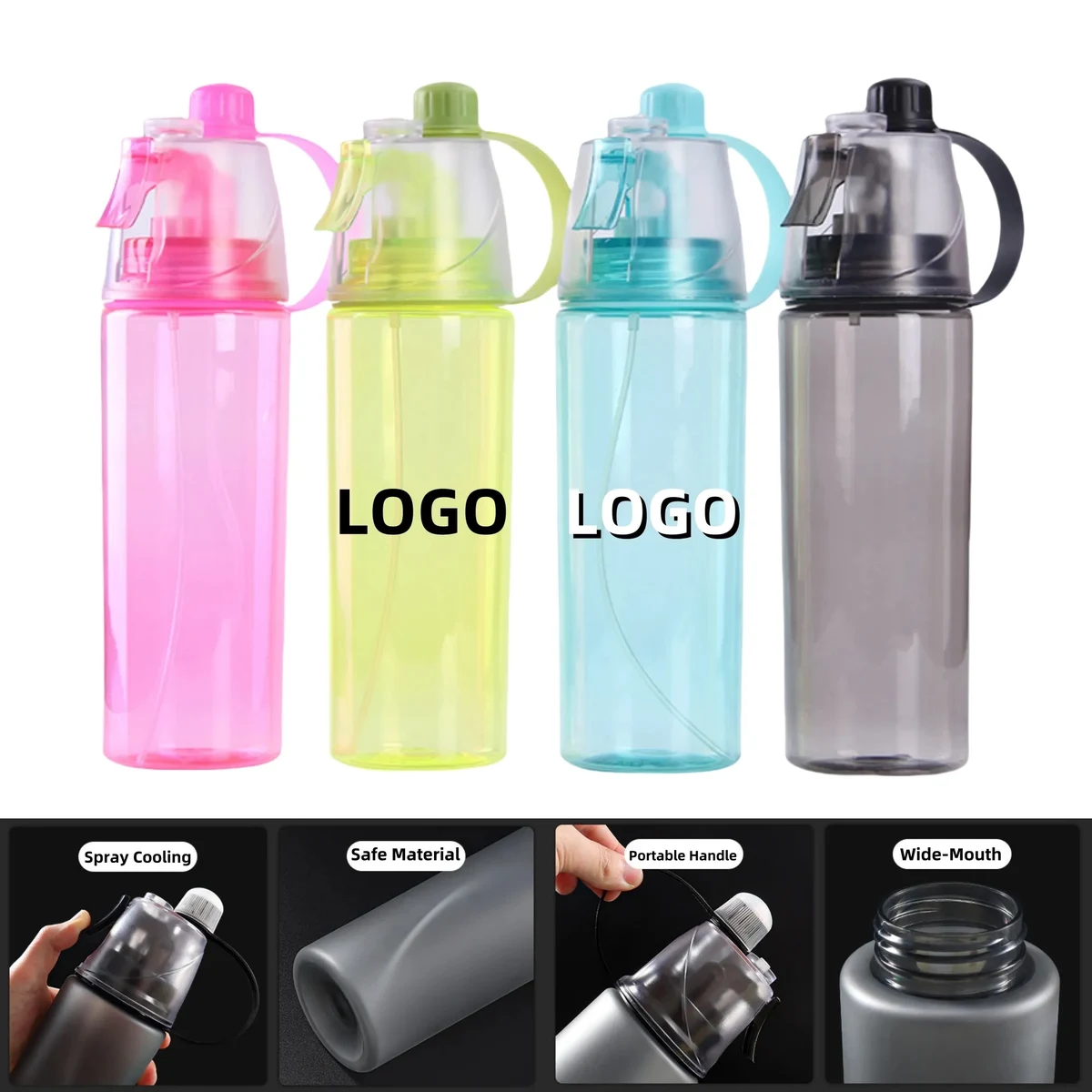 20oz Multi-Functional Plastic Spray Cup 1