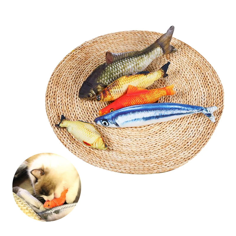 Cat Soft Plush Fish Toy 1