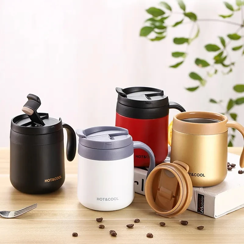 Stainless Steel Insulated Coffee Mug, 12 oz. 1