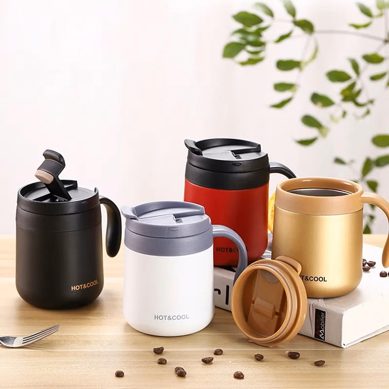 Stainless Steel  Insulated Coffee  Mug, 12 oz.