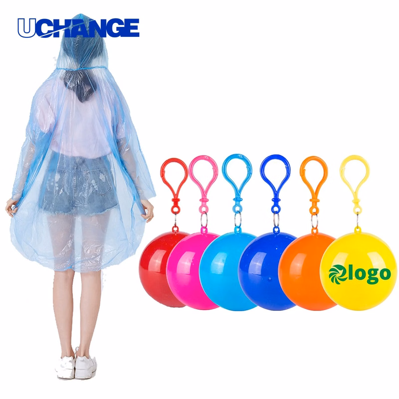Custom Portable Disposable Emergency Raincoat Ball