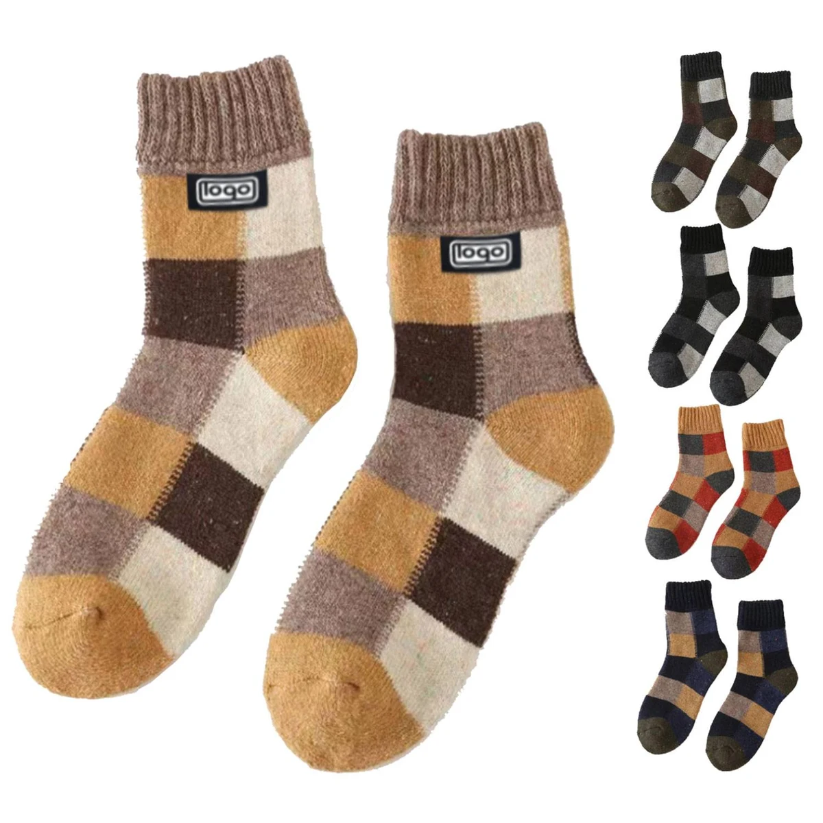 Winter Mid-Tube Wool Socks 1