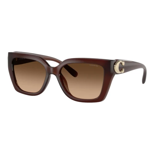 Coach Women's Full Fit Idol Square Cat Eye Sunglasses 1