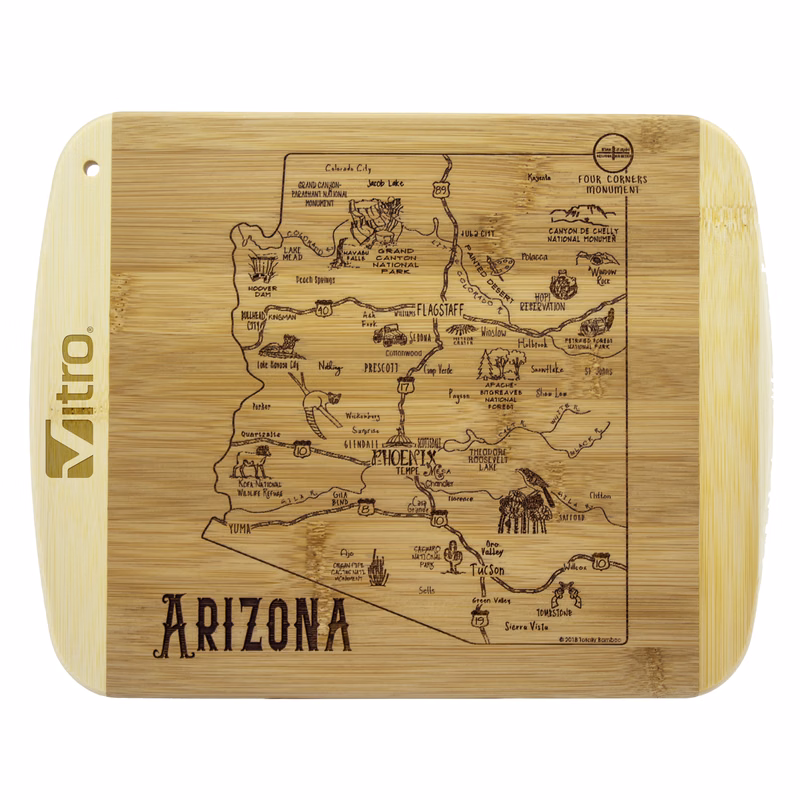 A Slice of Life Arizona Serving & Cutting Board