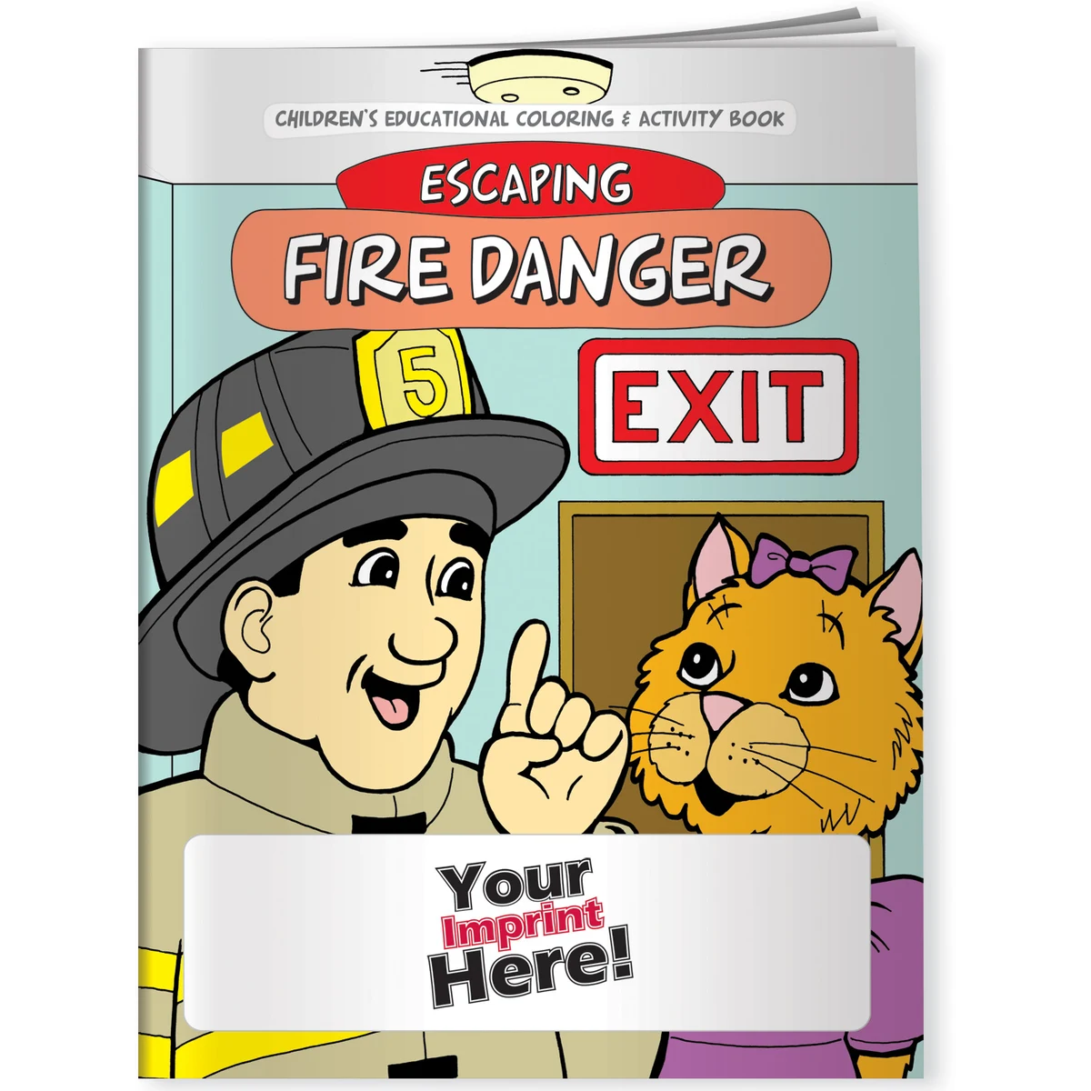 Coloring Book - Escaping Fire Danger 1