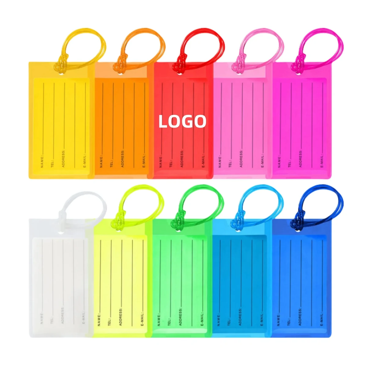 PVC Flexible Luggage Tag 1