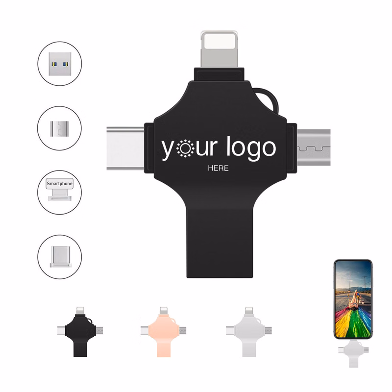 4 In 1 MultiFunction USB Flash Drive USB 2.0(8 GB)