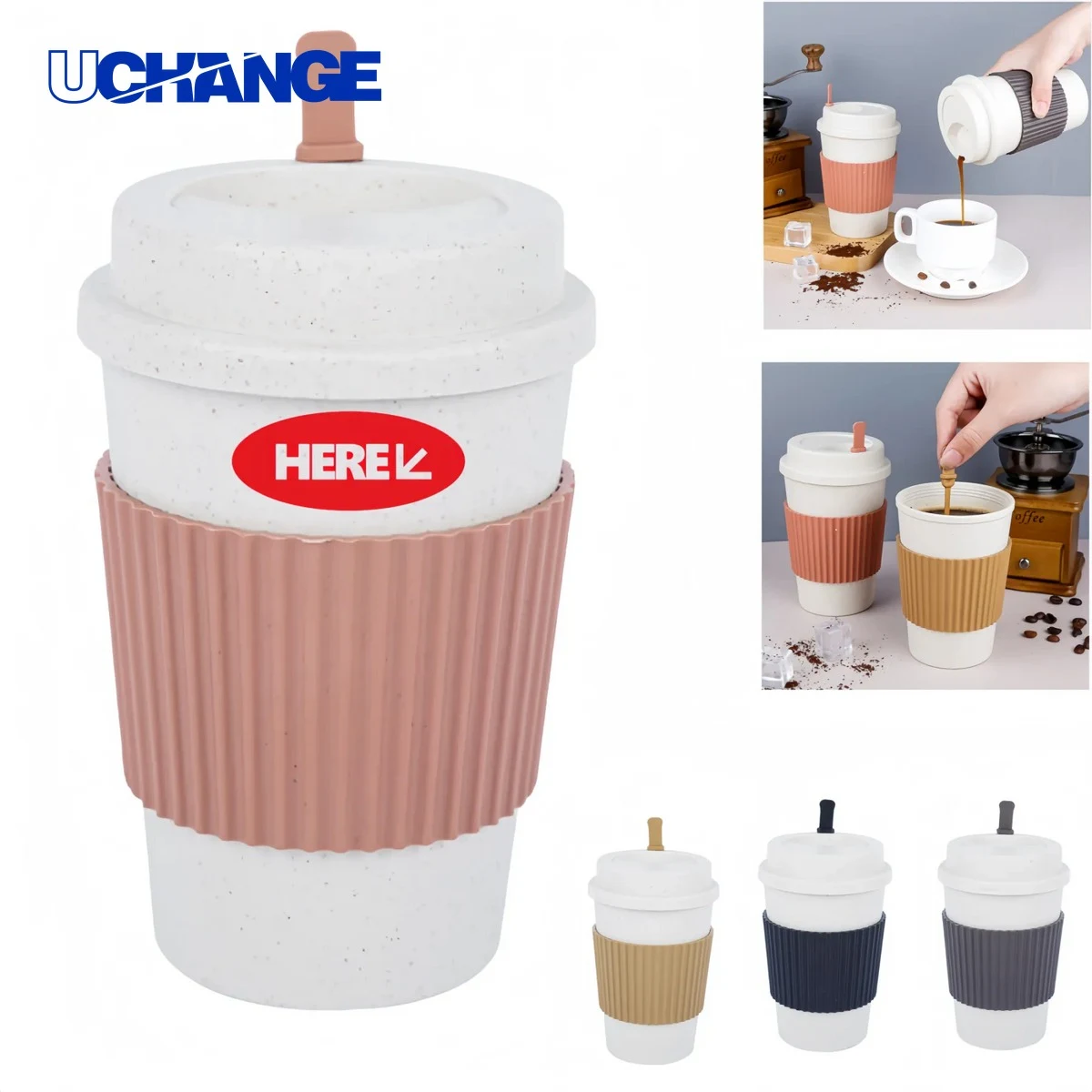 Eco-Friendly Coffee Cup Container (16OZ) 1