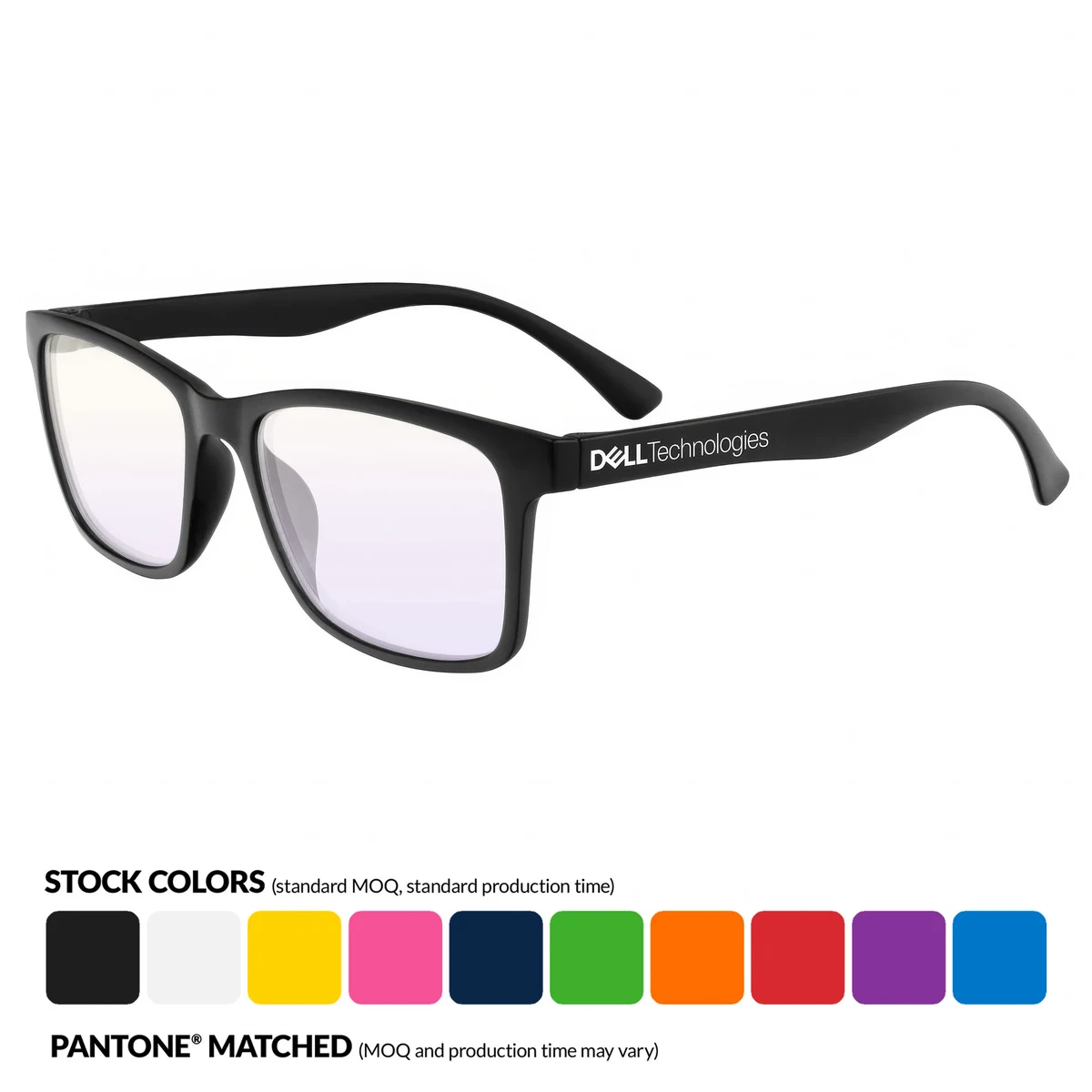 Blue Light Blocking PRO Computer Glasses w/ 1-Color Temple Imprint 1