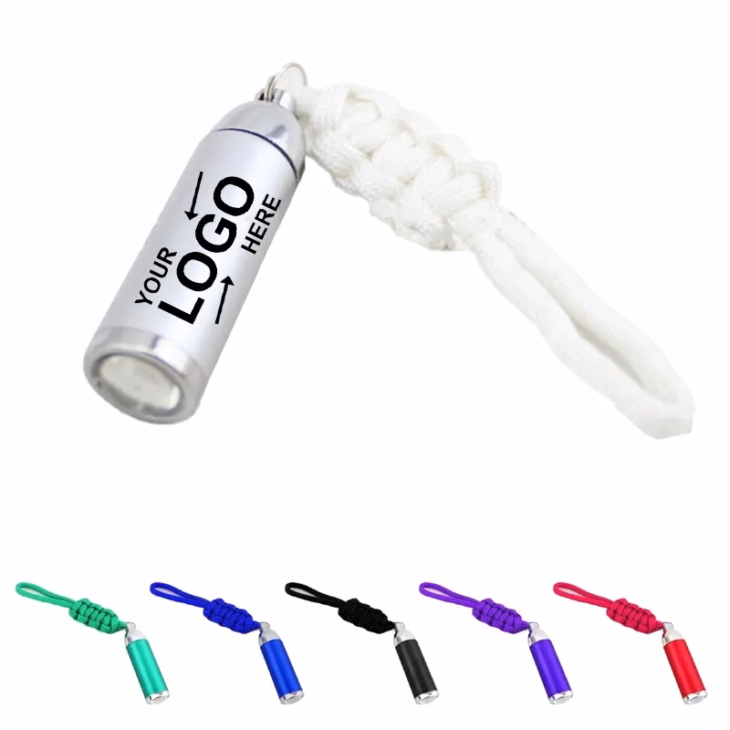Led Flashlight With Paracord