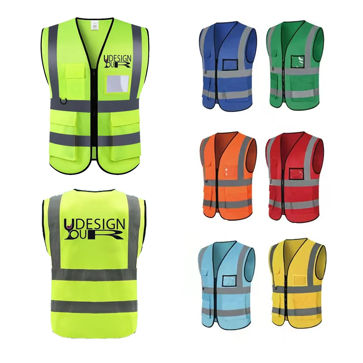 Reflective Safety Vest With Pockets 1