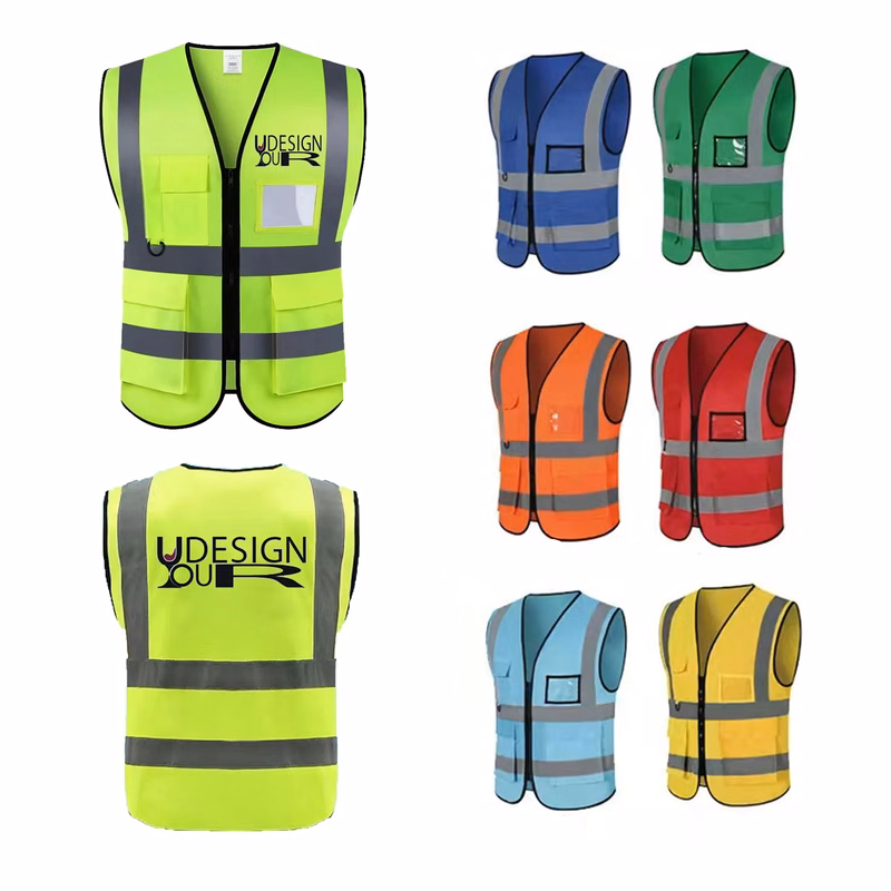 Reflective Safety Vest With Pockets