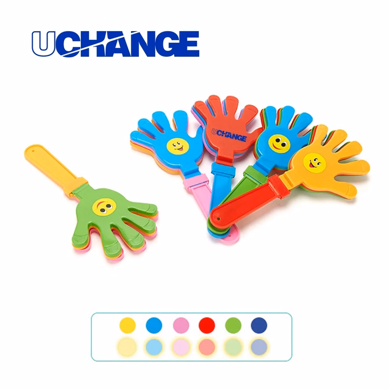 Multicolor Plastic Hand Clapper 7 Inch For Events
