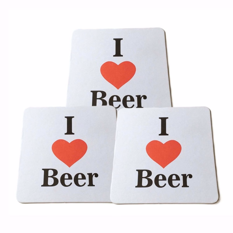 Rounded Corner Paper Coaster
