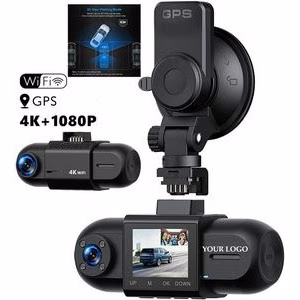 Touchscreen 4K+1080P Dashcam