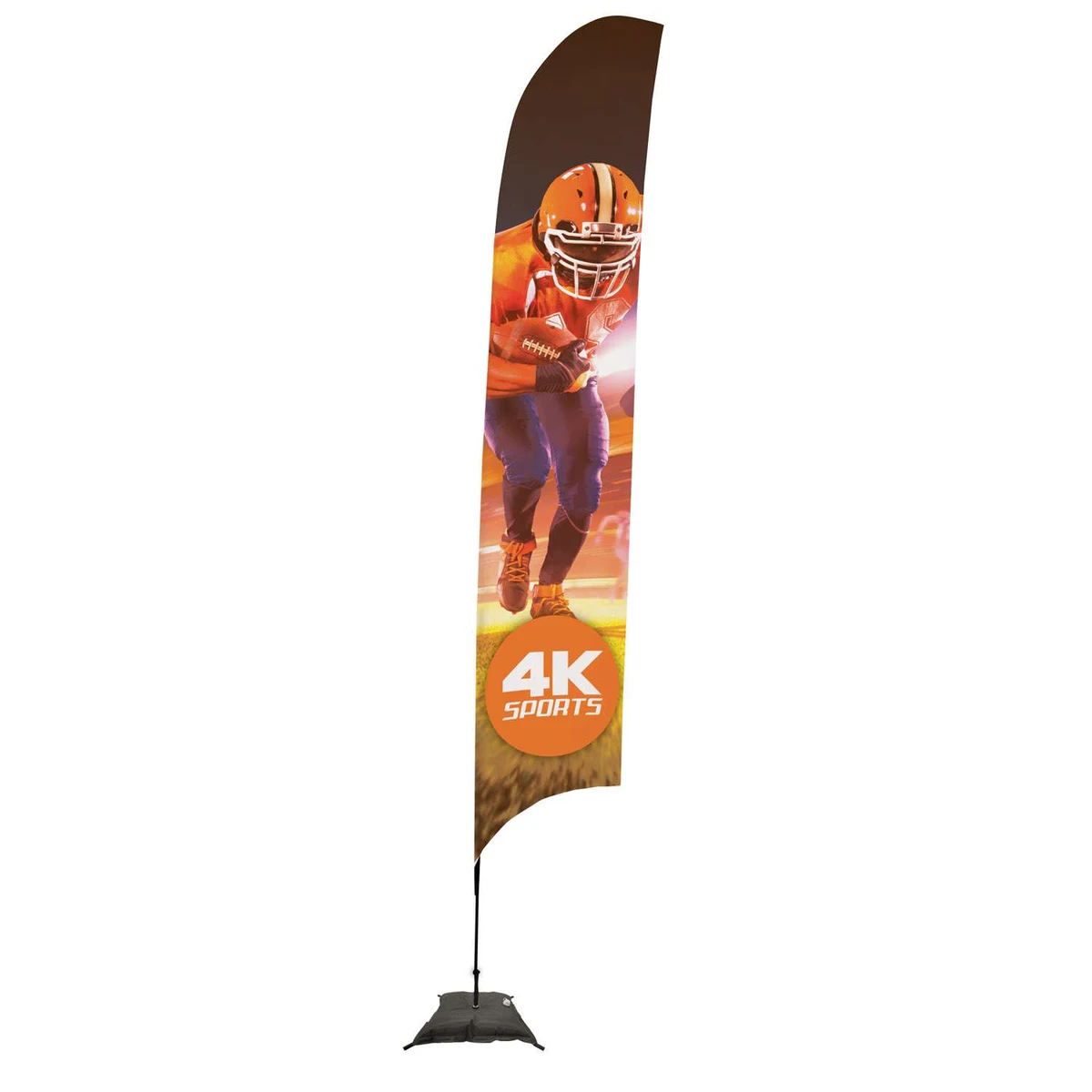 17' Streamline Razor Sail Sign Kit (Single-Sided with Scissor Base) 1