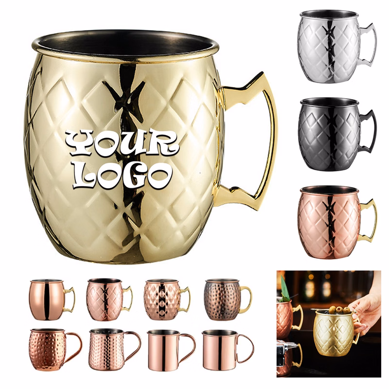 18 oz Stainless Steel Moscow Mule Cup