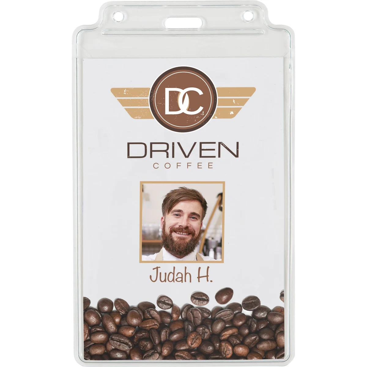 4" x 6-1/2" Vinyl Badge Pouch 1