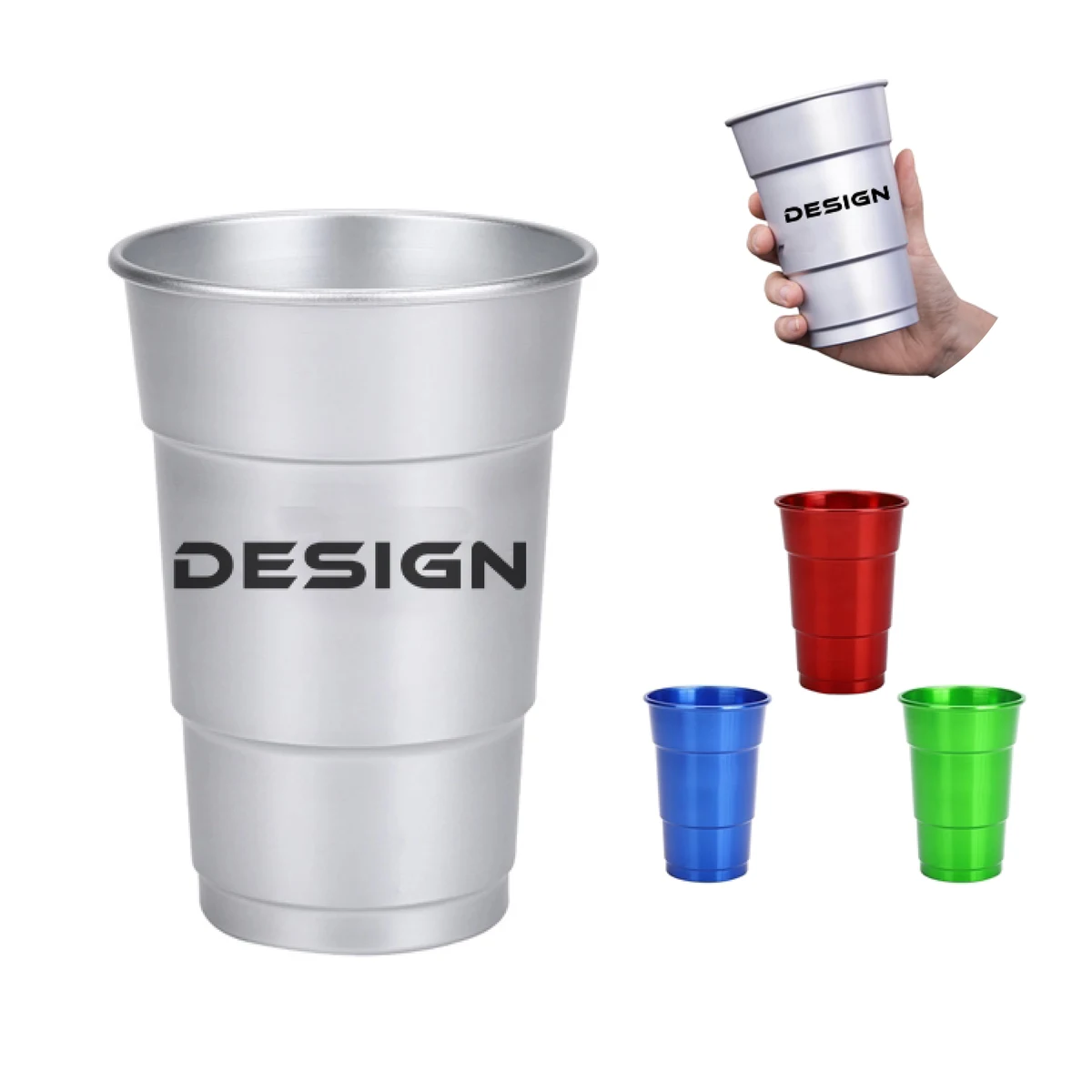 MOQ 50 Personalized 17oz Aluminum Tumbler for Outdoor & Travel 1