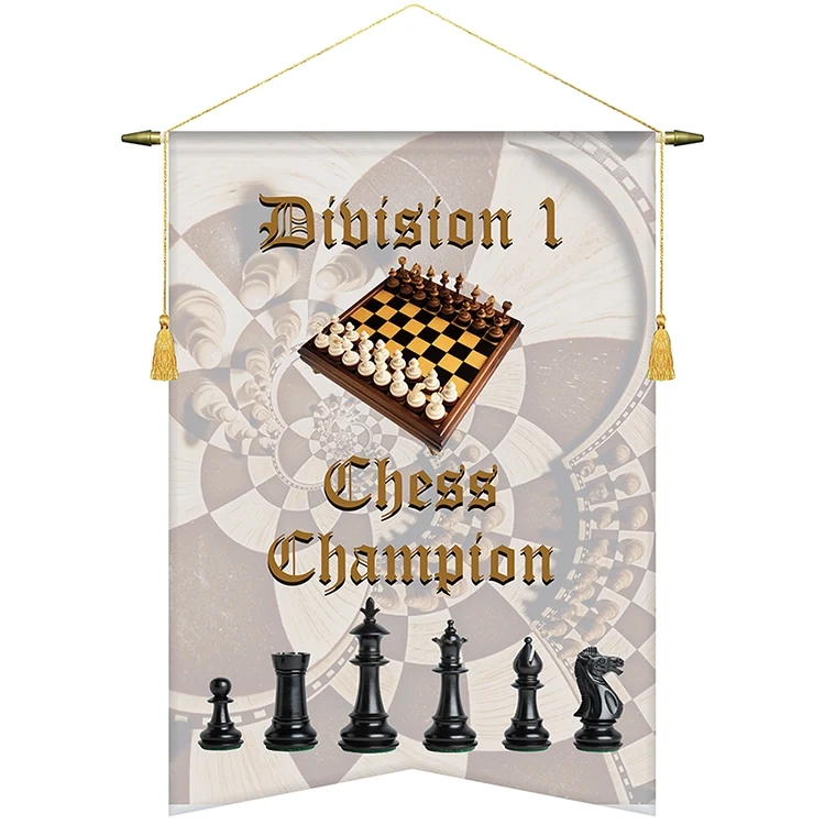 22" x 30" Podium Banner, Angle Cut / No Fringe 1